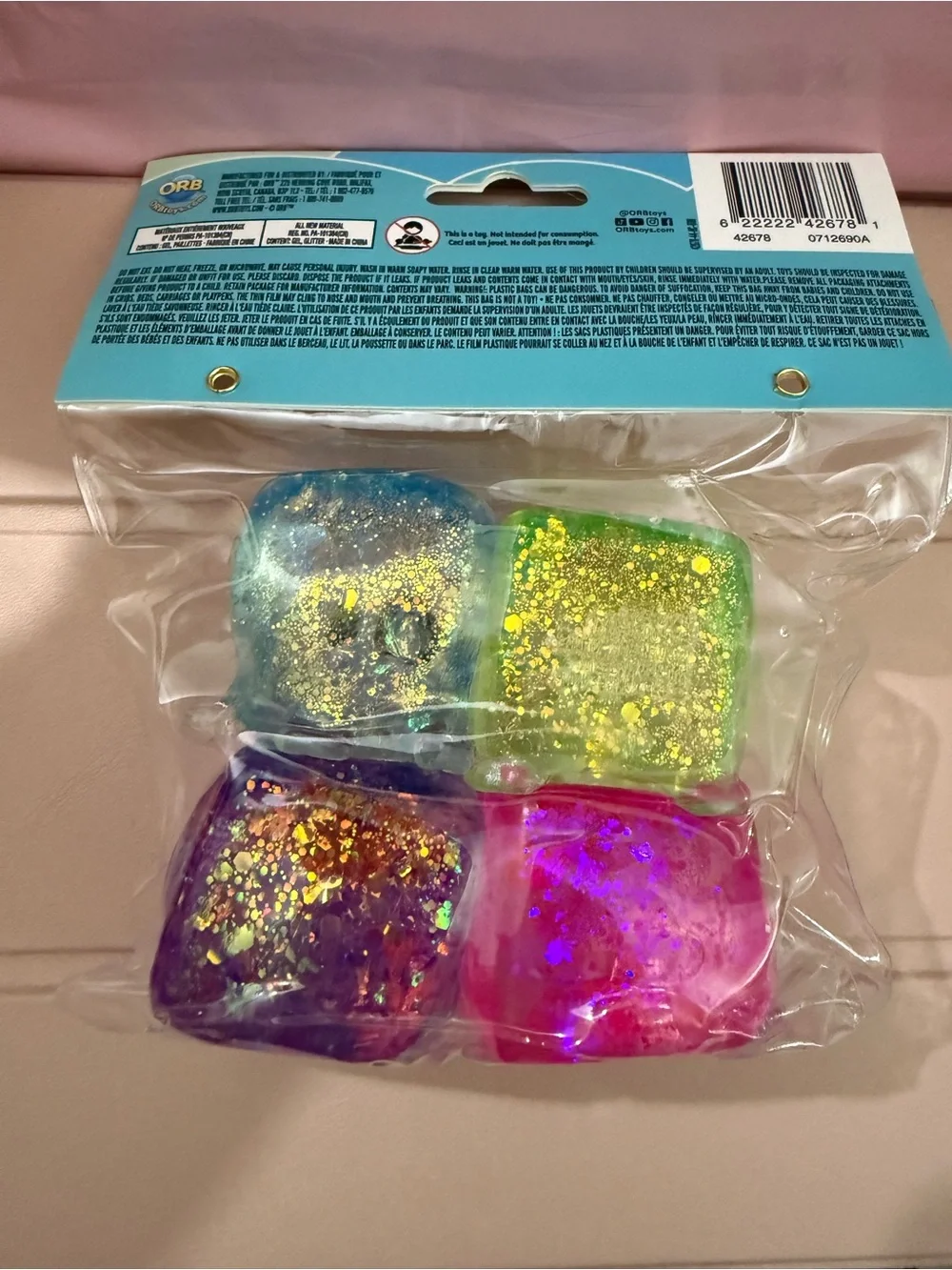 Sugarswaps Mini Animal Pals 4-Pack Squishy Toy Set - Green, Blue, Pink, Purple